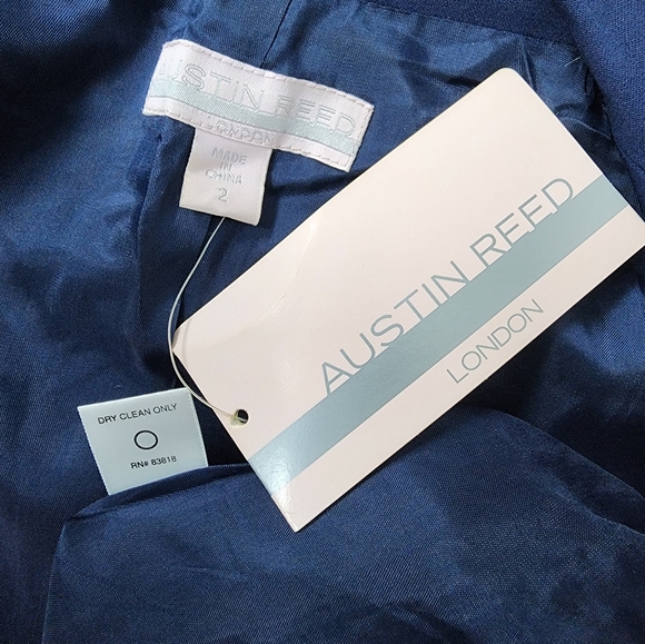 Blazer Austin Reed Bleu navy for women - Picture 11 of 13